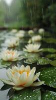 Rainy Day Water Lilies Serenity photo