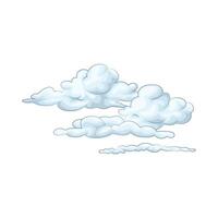 ilustración de nube vector