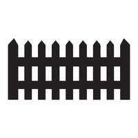 Fence icon set. Simple for web design isolated on white background. vector