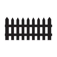 Fence icon set. Simple for web design isolated on white background. vector