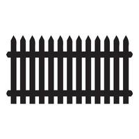 Fence icon set. Simple for web design isolated on white background. vector