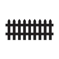 Fence icon set. Simple for web design isolated on white background. vector