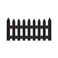 Fence icon set. Simple for web design isolated on white background. vector