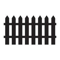 Fence icon set. Simple for web design isolated on white background. vector