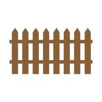 Fence icon set. Simple for web design isolated on white background. vector