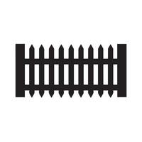 Fence icon set. Simple for web design isolated on white background. vector