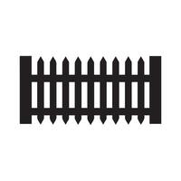 Fence icon set. Simple for web design isolated on white background. vector