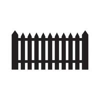Fence icon set. Simple for web design isolated on white background. vector