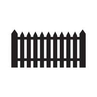 Fence icon set. Simple for web design isolated on white background. vector