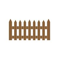 Fence icon set. Simple for web design isolated on white background. vector