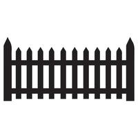 Fence icon set. Simple for web design isolated on white background. vector