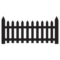 Fence icon set. Simple for web design isolated on white background. vector