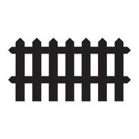 Fence icon set. Simple for web design isolated on white background. vector