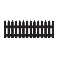 Fence icon set. Simple for web design isolated on white background. vector