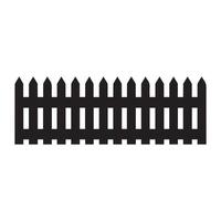 Fence icon set. Simple for web design isolated on white background. vector