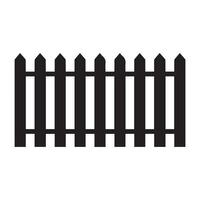 Fence icon set. Simple for web design isolated on white background. vector