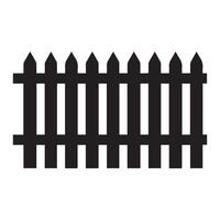 Fence icon set. Simple for web design isolated on white background. vector