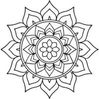 mente relajante colorante página mandala para adultos colorante página mandala para adultos colorante mandala vector