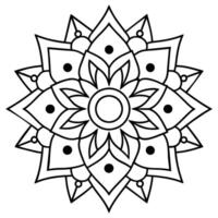 mente relajante colorante página mandala para adultos colorante página mandala para adultos colorante mandala vector