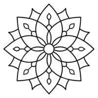 mente relajante colorante página mandala para adultos colorante página mandala para adultos colorante mandala vector