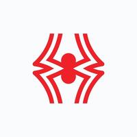 Spider logo template and icon vector