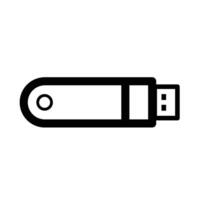 flash drive isolated vector
