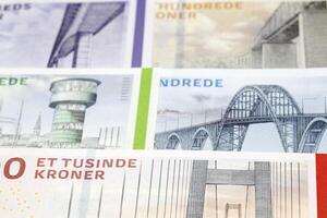 Danish krone a business background photo