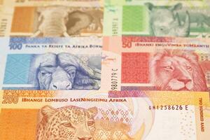 South African rand a business background photo