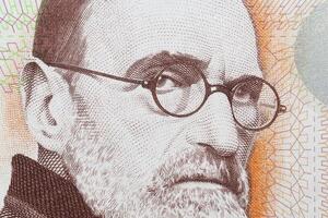 Pedro Figari a closeup portrait from Uruguayan money photo