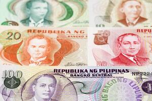 Old Philippine peso a business background photo