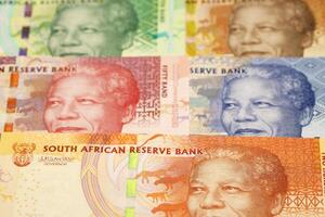 South African rand a business background photo