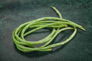 Raw asparagus green bean for cooking photo