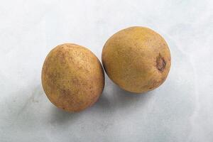 Sweet exotic tropical fruit - Sapodilla photo