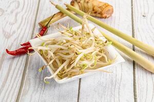 Asian cuisine Mash bean sprout photo