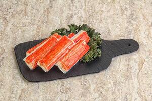 Crab stick fish surimi snack photo