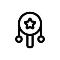 Simple Rattle Drum icon. The icon can be used for websites, print templates, presentation templates, illustrations, etc vector