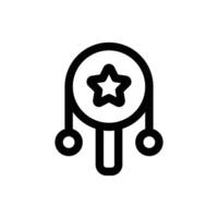 Simple Rattle Drum icon. The icon can be used for websites, print templates, presentation templates, illustrations, etc vector