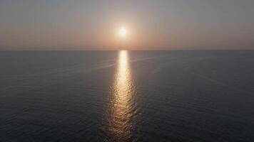 tramonto oceano scivolare video