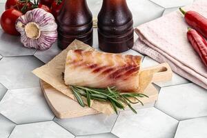 crudo bacalao pescado filete para Cocinando foto