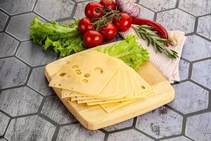 Masdam cheese slices for snack photo