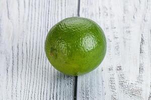 Natural irganic sour ripe lime photo