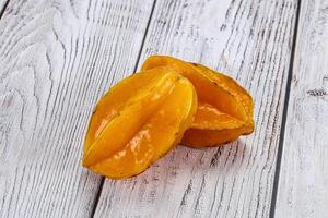 Tropical sweet delicous fruit - carambola photo