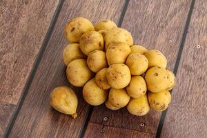 Tropical exotic sweet and juicy Longan photo