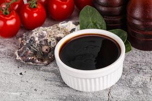 Asian Oyster sauce in the bowl photo