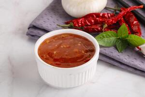 Chinese traditional sweet and sour sauce photo