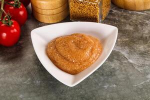 Cod fish roe snack in the bowl photo