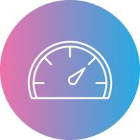 Sysinspector Line Gradient Circle Icon vector