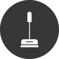Cleaner Glyph Inverted Icon vector