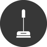 Cleaner Glyph Inverted Icon vector