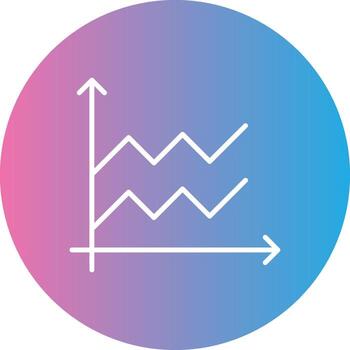 zona grafico línea degradado circulo icono vector
